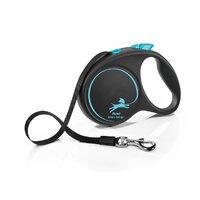 Vodítko Flexi Black Design L páska 5 m modré (do 50 kg)